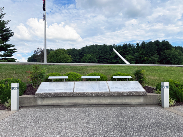 sign at Kentucky Vietnam Veterans Memorial