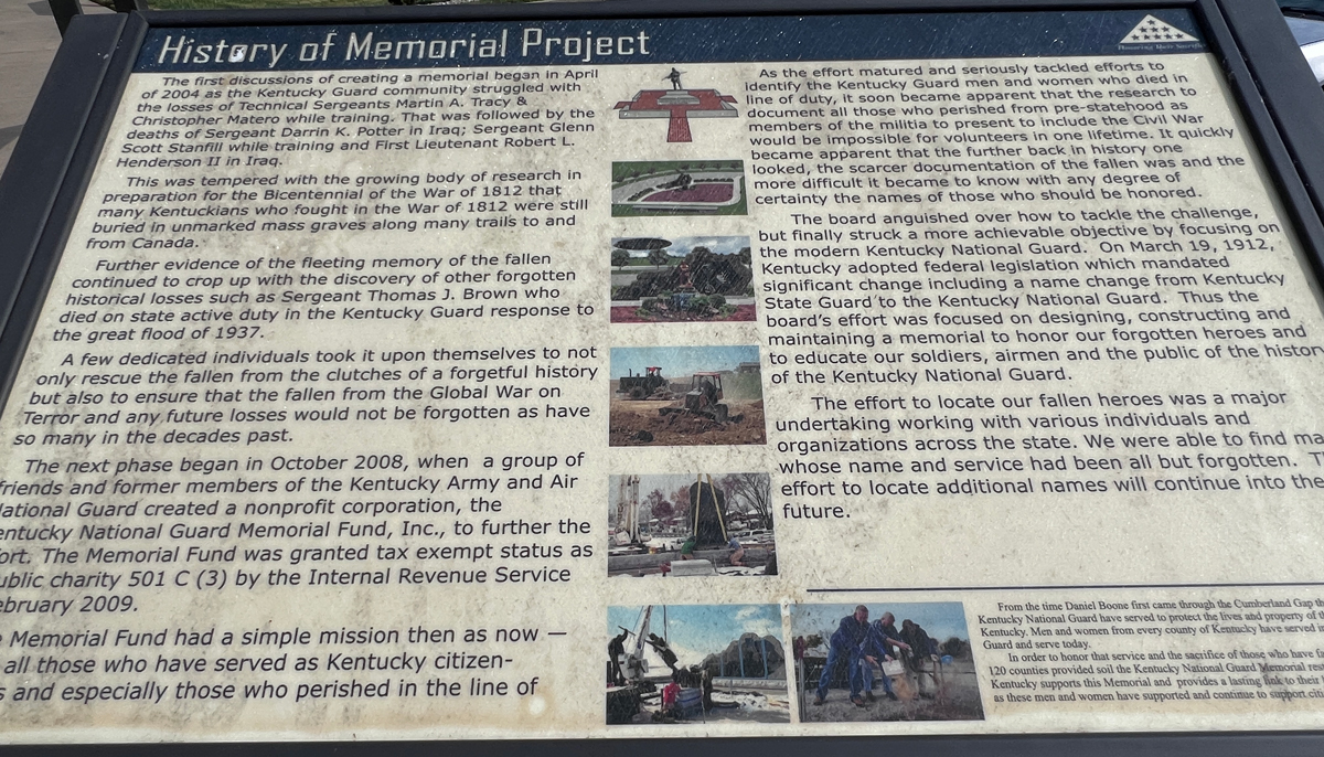 History of the Memorial Project