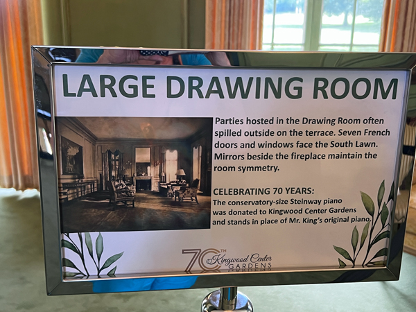 Large Drawing Room sign