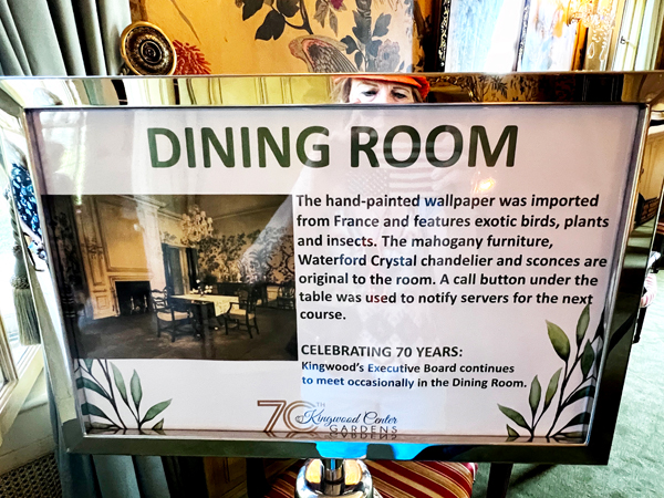 The Dining Room sign