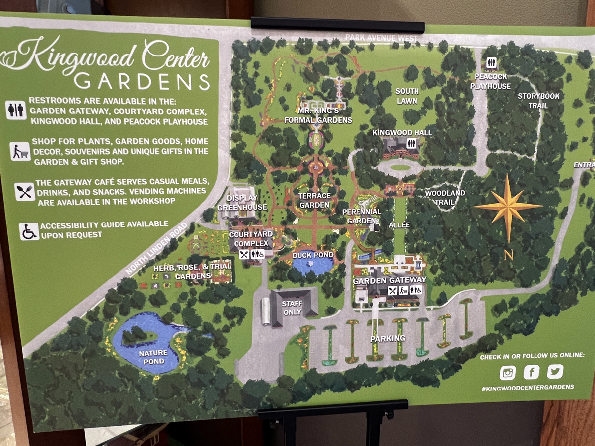 Kingwood Center Gardens  map