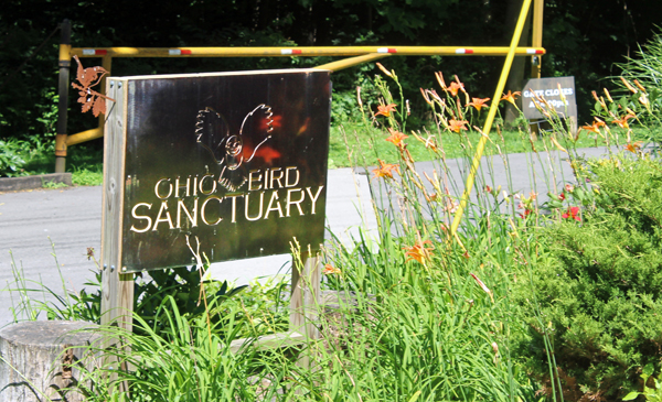 Ohio Bird Sanctuary sign