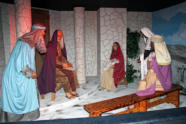 The Life of Christ scene