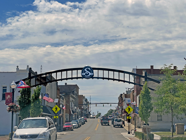 the main street in shelby Ohio