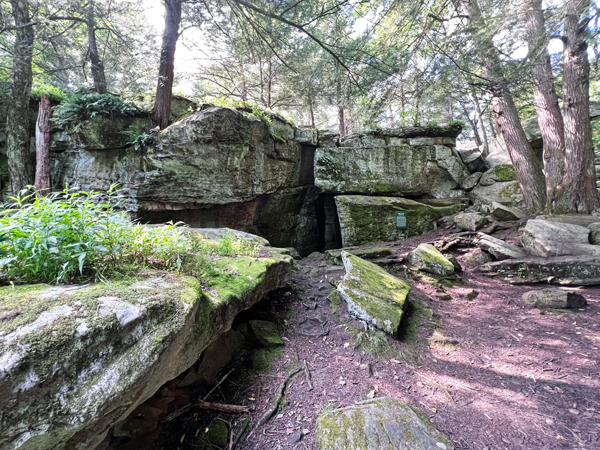 Bilger's Rocks trail