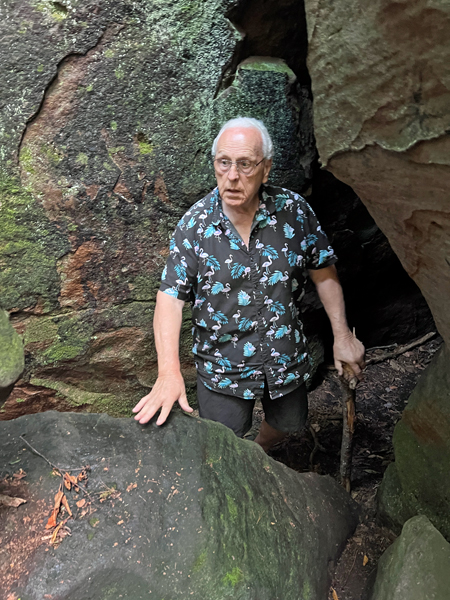 Lee Duquette at Bilger's Rocks