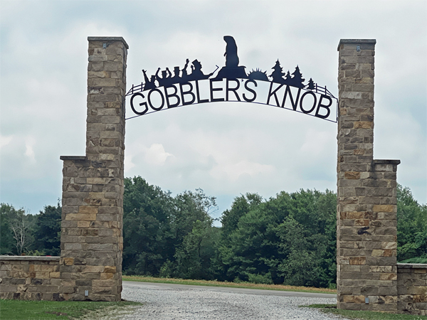 Gobbler's Knob entry arch