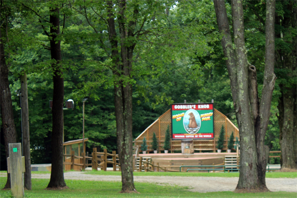 Gobbler's Knob stage