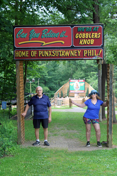 Lee and Karen Duquette at Gobbler's Knob