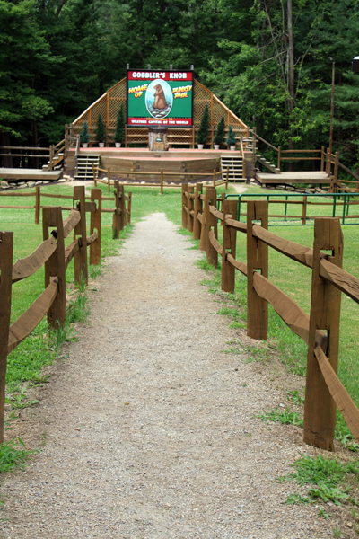 Gobbler's Knob stage