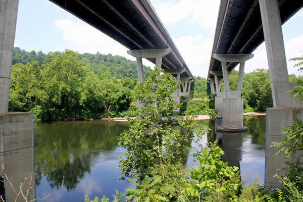 bridge across The Delaware River