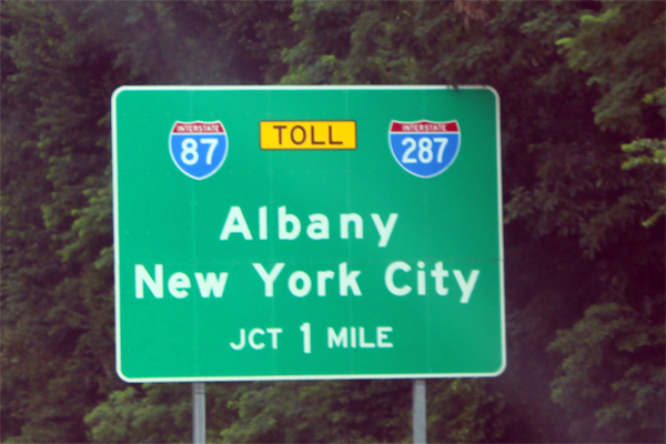 toll road sign