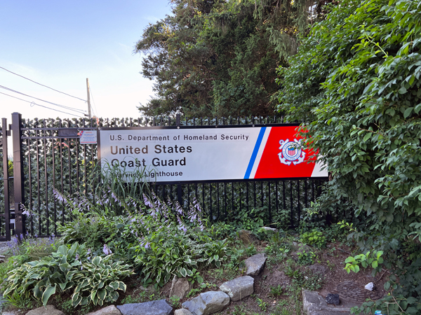 United States Coast Guard sign