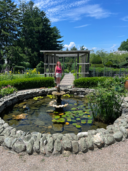 Ilse Blahak at The Green Animals Topiary Garden