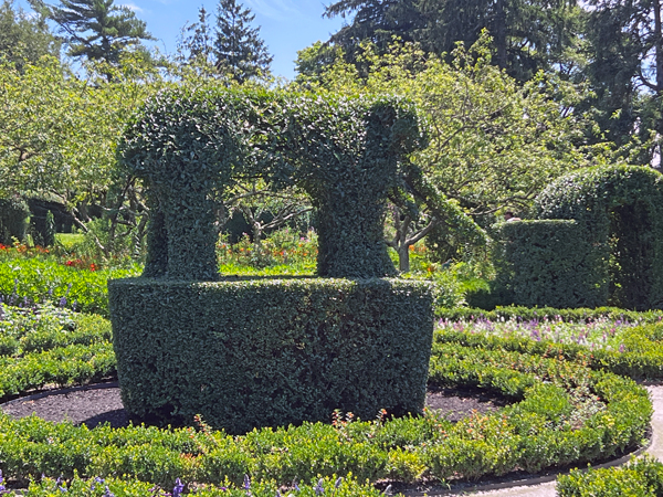 animal shape at The Green Animals Topiary Garden