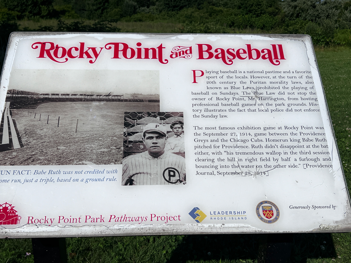 Rocky Point Baseball sign