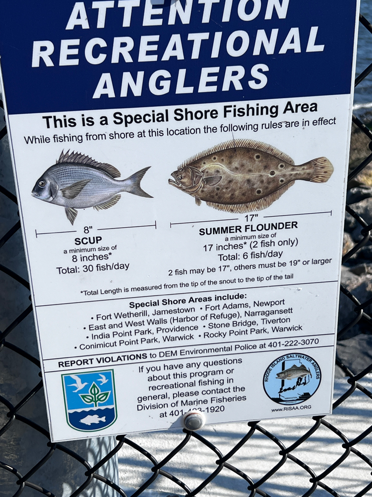 fish regulation sign