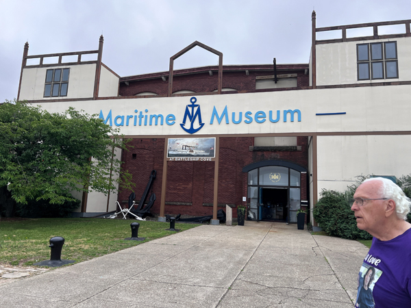 Lee Duquette at the Maritime Museum