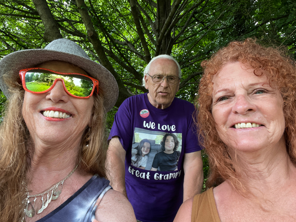 Karen and Lee Duquette with Ilse Blahak