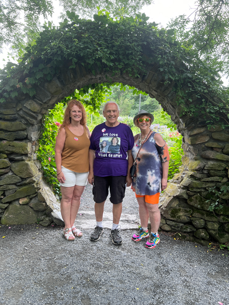 Three dudes and the arch