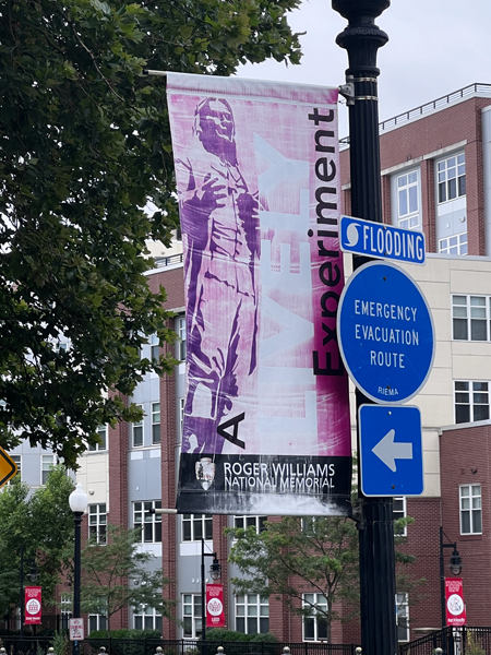 Roger Williams Nationa Memorial banner