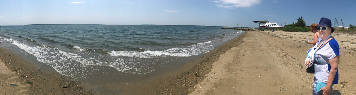 panorma at the beach