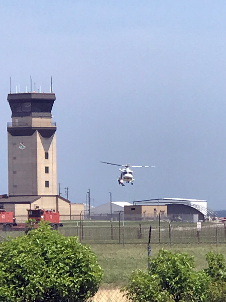 helicoptor landing practice field