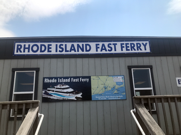 Rhode Island Fast Ferry  ticker area