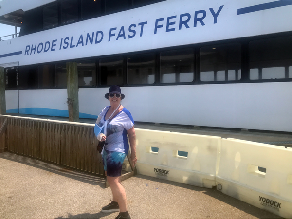 Karen Duquete at Rhode Island Fast Ferry