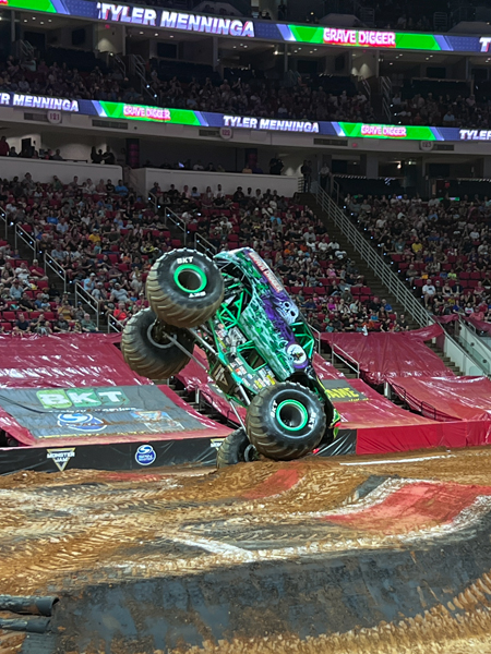 Tyler Menninga in Grave Digger