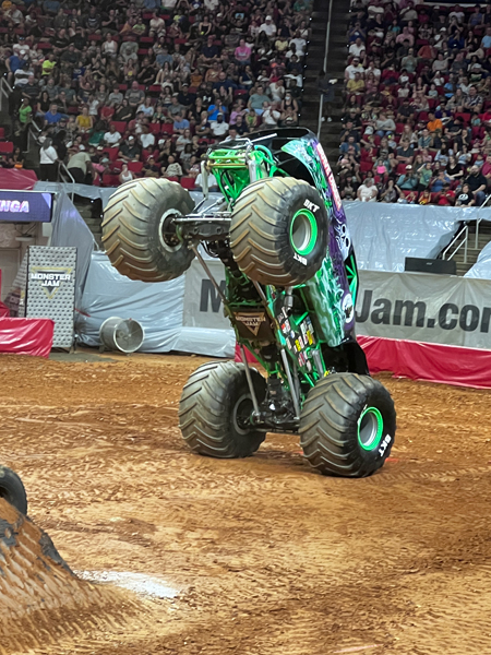 Tyler Menninga in Grave Digger