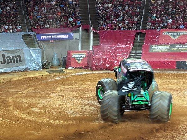 6th Place - Tyler Menninga in Grave Digger 