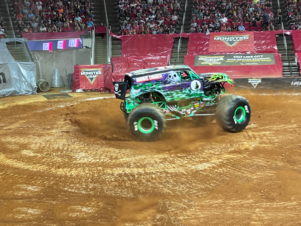 6th Place - Tyler Menninga in Grave Digger 