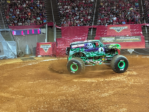 6th Place - Tyler Menninga in Grave Digger 