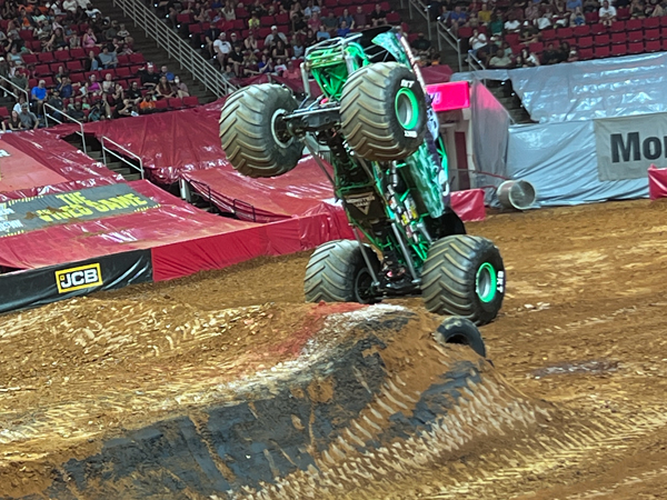 Tyler Menninga in Grave Digger