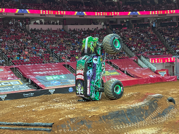 Tyler Menninga in Grave Digger