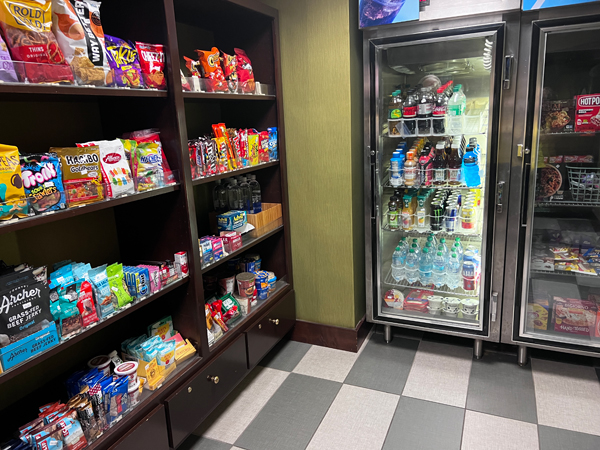 Hampton Inn snack area