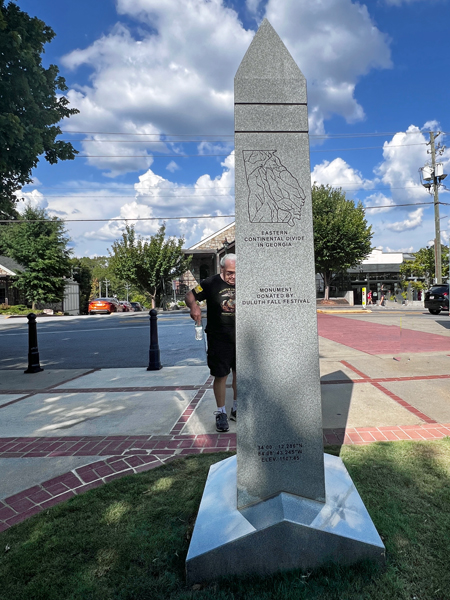 Eastern Continental Divide in Duluth, Georgia