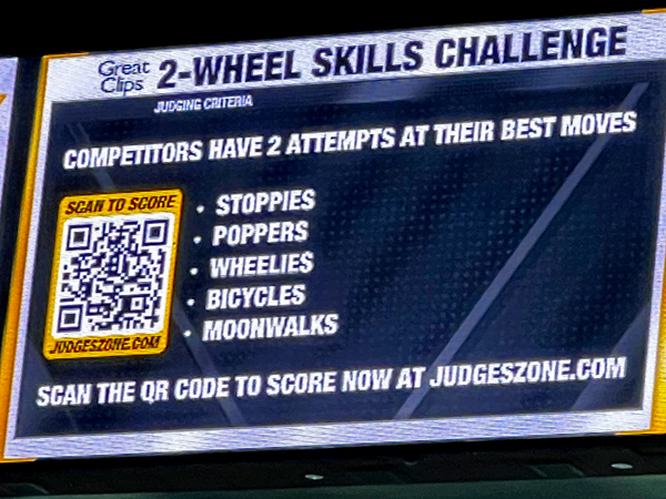 2-Wheel Skills Challenge Criteria