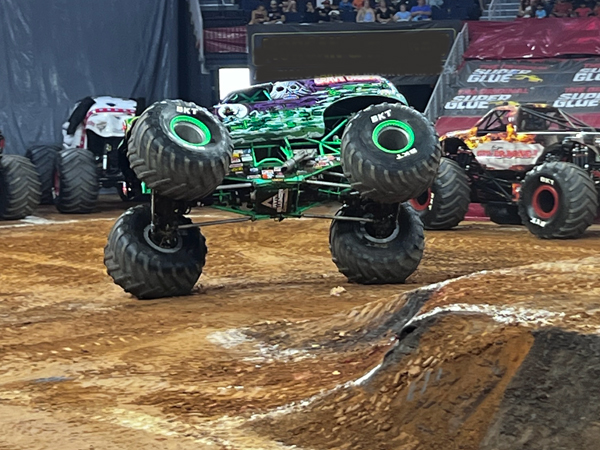 Tyler Menninga in Grave Digger