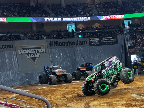 Tyler Menninga in Grave Digger