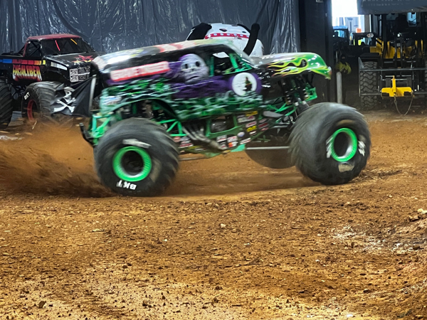 Tyler Menninga in Grave Digger