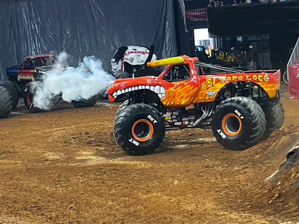 El Toro Loco blows a lot of smoke