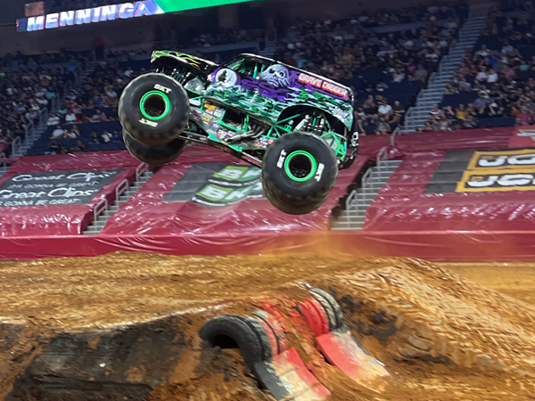 Tyler Menninga in Grave Digger