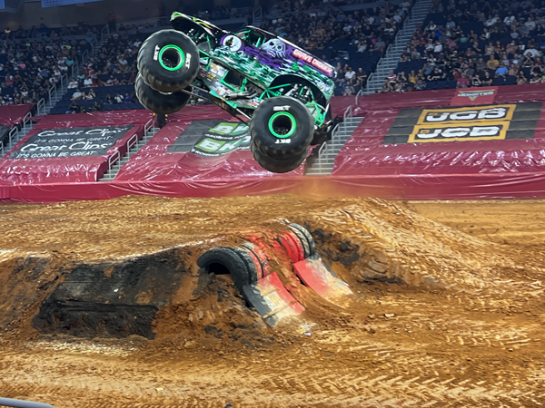 Tyler Menninga in Grave Digger