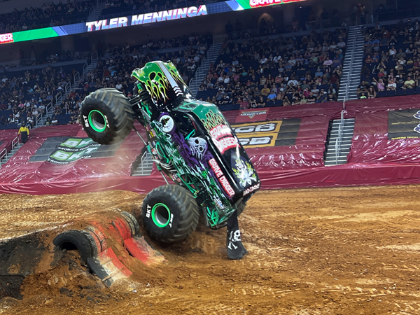 Tyler Menninga in Grave Digger