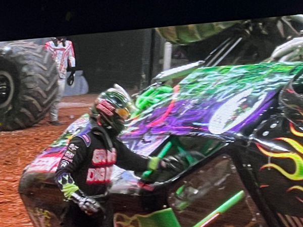 Tyler Menninga in Grave Digger