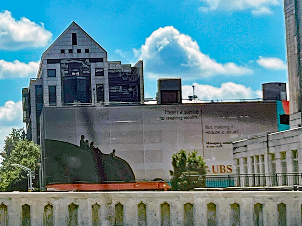 mural of Stone Mountain Georgia