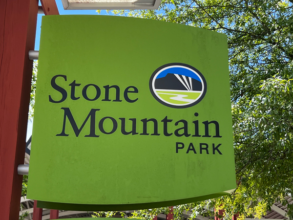 Stone Mountain Park sign