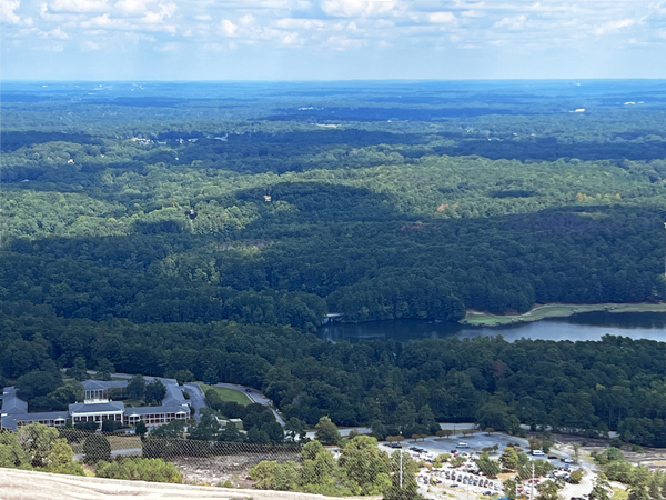 view from the top of Stone Mountain, Georgia